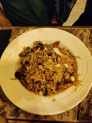 Biryani rice at Tulsi in Barcelona