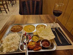 Thali at Tulsi in Barcelona