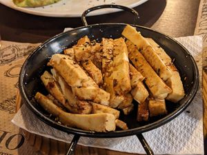 Tofu at Tulsi in Barcelona