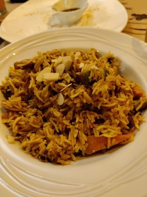 Biryani rice at Tulsi in Barcelona