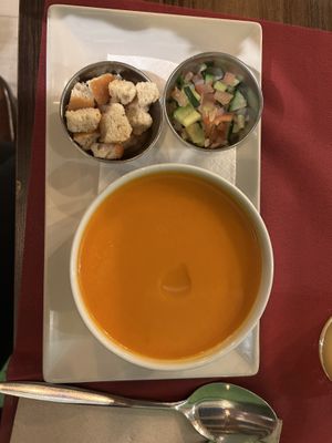 Gazpacho   at Tulsi in Barcelona