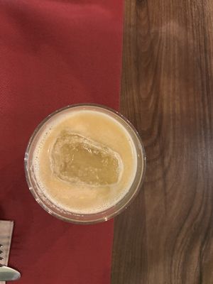 Ginger shot  at Tulsi in Barcelona