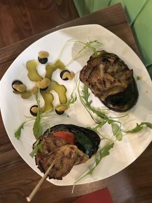Grilled vegetables   at Tulsi in Barcelona