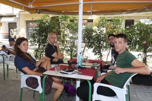 Los que fuimos a comer at Tulsi in Barcelona