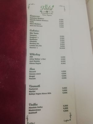 Drinks at Tulsi in Barcelona