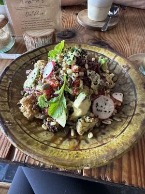 Cauliflower salad  at Mandala in Essaouira