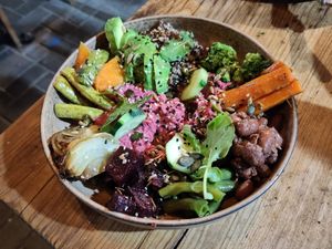 Vegan Buddah Bowl at Mandala in Essaouira