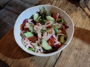 Crisp Leafy Salad at Mandala in Essaouira