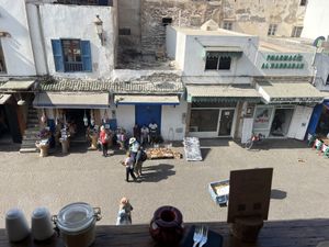 Great views from top floor  at Mandala in Essaouira