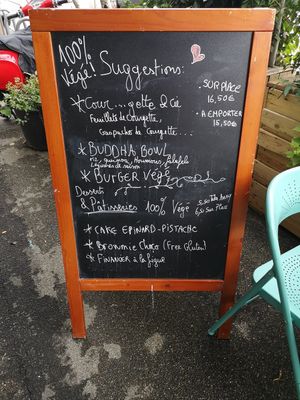 Menu at Tabula Rasa in Colmar