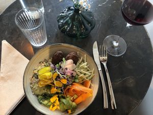 so fein abgeschmeckt von der wunderbaren küchengöttin lilli  at Tabula Rasa in Colmar