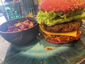 Burger  at Tabula Rasa in Colmar