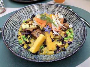 Green curry (dish of the week)  at Tabula Rasa in Colmar