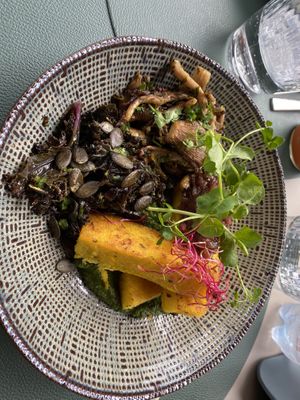 Polenta and mushrooms   at Tabula Rasa in Colmar