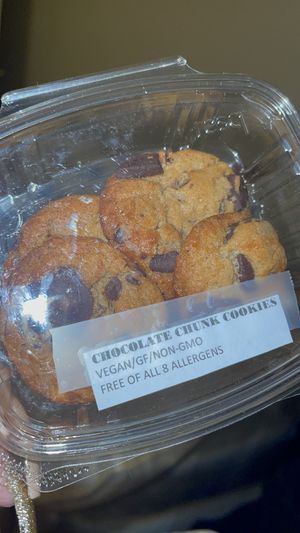 My fav chocolate chip cookies !  #Veganuary at Juice N Blendz in Massapequa