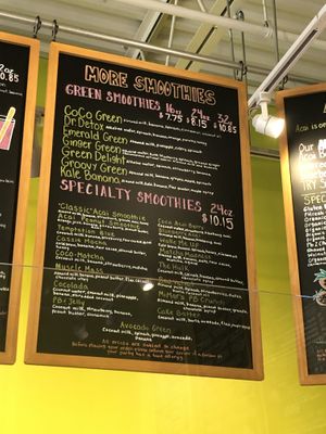 Menu   at Juice N Blendz in Massapequa