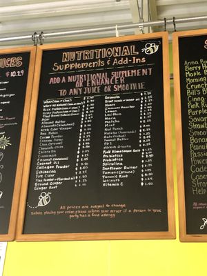 Menu   at Juice N Blendz in Massapequa