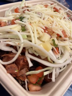 Veggie bbq jackfruit bowl   at Juice N Blendz in Massapequa