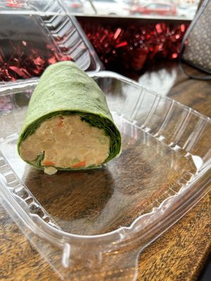 Vegan tuna wrap  at Juice N Blendz in Massapequa