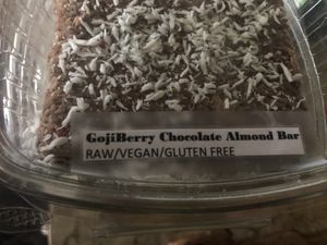 Gojiberry chocolate almond bar   at Juice N Blendz in Massapequa