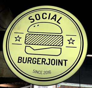 Simbol at Social Burgerjoint in Helsinki