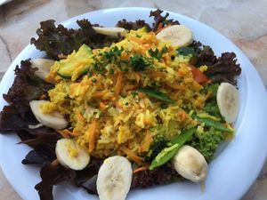 Gemüse Curry Rice  at Gaststätte Echostüberl in Schoenau Am Konigssee