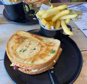 Vegan sloppy joe from the lunch menu  at The Slamwich Club in Stoke-on-trent