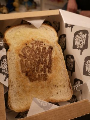 Toasted logo at The Slamwich Club in Stoke-on-trent