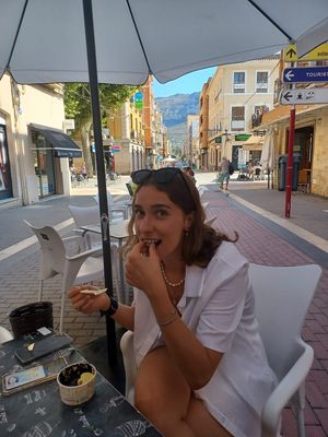 Also an Amazing view!  at Gelato Bar in Denia