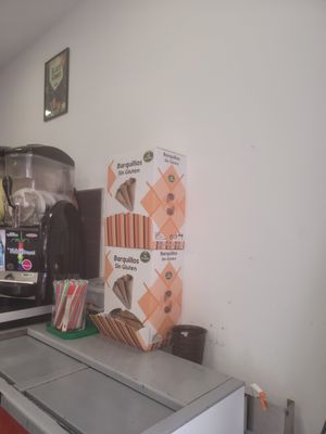 Vegan gluten-free cones at Gelato Bar in Denia