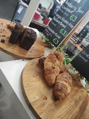 Almond croissant (not vegan) at Seed and Soul in Dingle