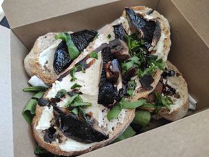 Vegan toastie at Seed and Soul in Dingle