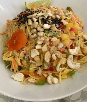 Asian noodle salad  at Seed and Soul in Dingle
