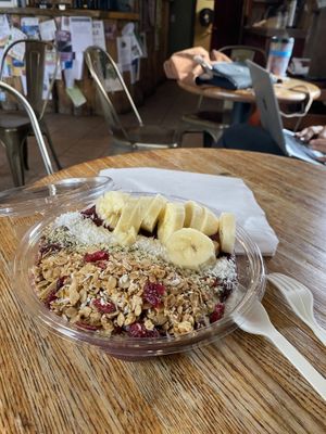   at Stellar Brew and Natural Cafe in Mammoth Lakes