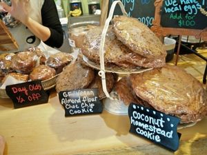 vegan gf cookies at Stellar Brew and Natural Cafe in Mammoth Lakes