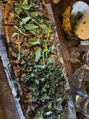 steak pide  at Black Pide in Paris