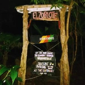Sign at road. Take path up to hostel at Pizzeria El Zopilote in Ometepe