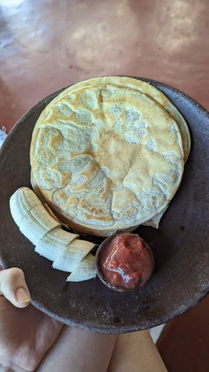 Pancakes at Pizzeria El Zopilote in Ometepe