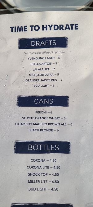 Beer at Coastal Pizza Kitchen in Redington Beach