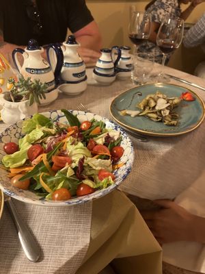 Salad  at Il Pino in Praiano