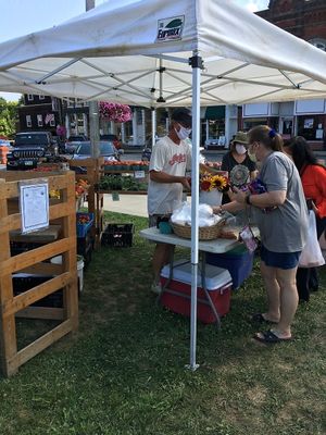 Vendor  at Farmers Market in Garrettsville