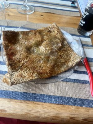 Not a thing of beauty but delicious  at Le Talisman in Pont-aven