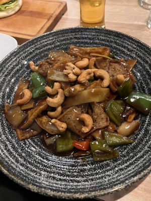 Tofu and cashew  at Tloft in Ljubljana