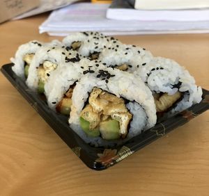 tofu roll, my favourite   at Tloft in Ljubljana