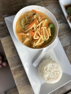 Red curry with tofu   at Samui Thai Kitchen in Gothenburg