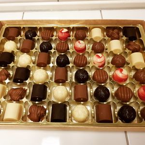 Christmas pralines at Mosters Praliner in Malmo