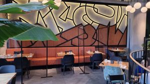 stylish interior at Maison Mathis in Hasselt