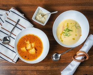 Tomato Basil Soup at The Tasty Table in Ossining