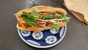 Bánh mì with tofu  at Eatnam - Sankt Paulsgatan in Stockholm