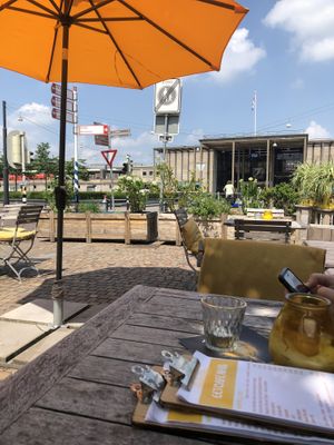 Outside seating at eetcafé MAÏS in Zutphen